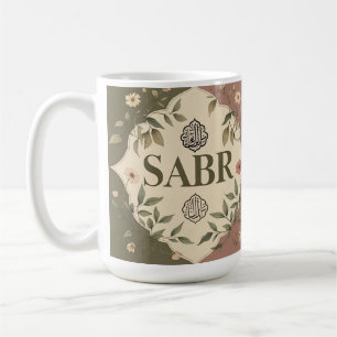 Tragen Sie Kraft mit - diese Aufkleber für Geduld Kaffeetasse