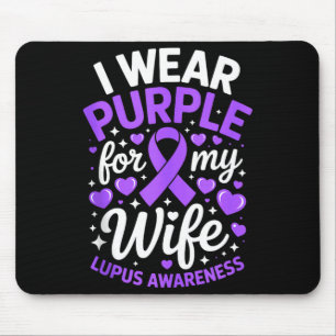Tragen Sie lila für den Monat der Lupusaufklärung Mousepad