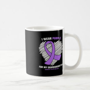 Tragen Sie Lila für meine Enkelin Pankreaskrebs Kaffeetasse