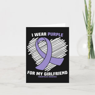 Tragen Sie Lila für meine Freundin Fibromyalgia Aw Karte