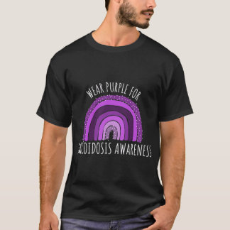 Tragen Sie Lila Sarcoidose Awareness Month Sarcoid T-Shirt