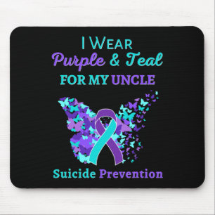 Tragen Sie Lila und Aquamarin für meinen Onkel Sui Mousepad