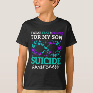 Tragen Sie Lila und Türkis zur Vorbeugung für den  T-Shirt