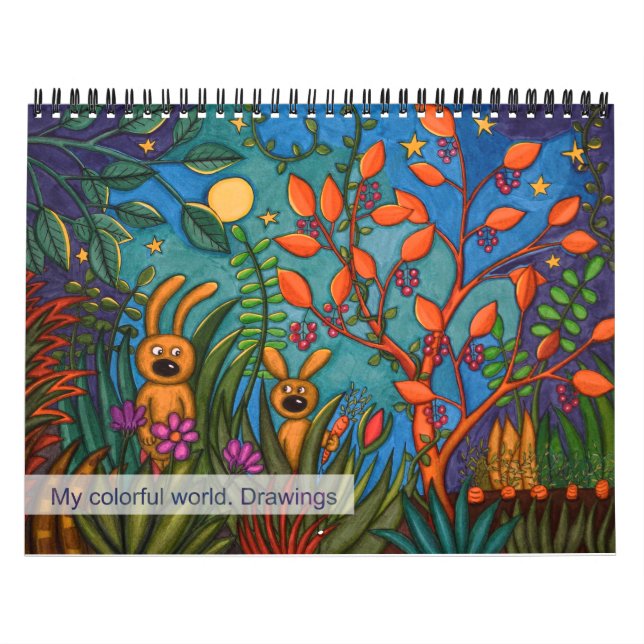 Tragen Sie meine bunte Welt 2016 ein Kalender (Titelbild)