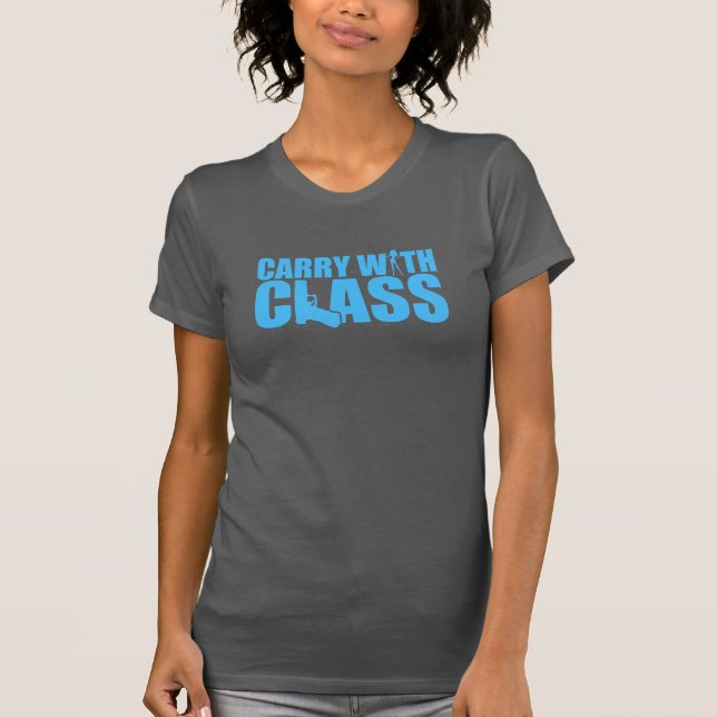 Tragen Sie mit Klasse T-Shirt (Vorderseite)