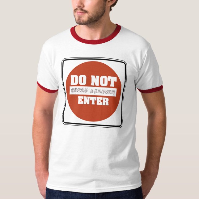 TRAGEN SIE NICHT KRUMP SITZUNG EIN T-Shirt (Vorderseite)