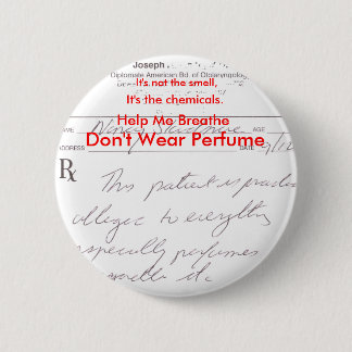 Tragen Sie nicht Parfüm Button