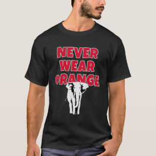 Tragen Sie niemals Orangen Elefanten, die Flut ist T-Shirt