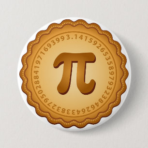 Tragen Sie Pi auf Ihrem Shirt Button