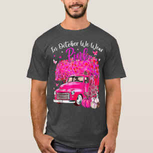Tragen Sie Pink Breast Cancer Awareness Pumpkin Tr T-Shirt