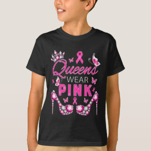Tragen Sie Pink Breast Cancer Awareness Ribbon Sup T-Shirt