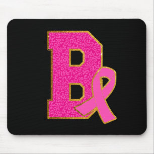 Tragen Sie Pink Bulldogs Breast Cancer Awareness B Mousepad