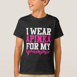 Tragen Sie Pink für mein Grammie Brustkrebs Bewuss T-Shirt