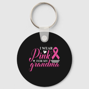 Tragen Sie Pink für mein Oma Brustkrebs Bewusstsei Schlüsselanhänger