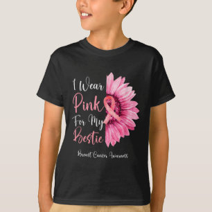 Tragen Sie Pink für meine Bestie Brustkrebs Famili T-Shirt