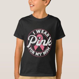 Tragen Sie Pink für meine Mama Brustkrebs-Geschenk T-Shirt