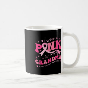 Tragen Sie Pink für meine Oma Mama Brustkrebs-Unte Kaffeetasse