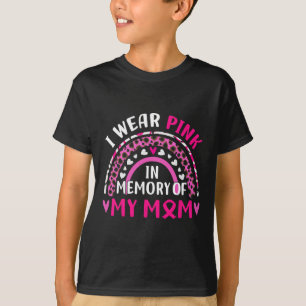 Tragen Sie Pink im Gedächtnis meiner Mama Brustkre T-Shirt
