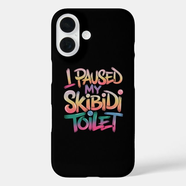 Tragen Sie Pink selbst iPhone 16 Hülle (Rückseite)