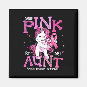Tragen Sie Rosa für mein Tante-Shirt Brustkrebs-Be Magnet