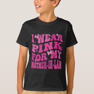 Tragen Sie Rosa für meine Mutter im Gesetz Brustkr T-Shirt