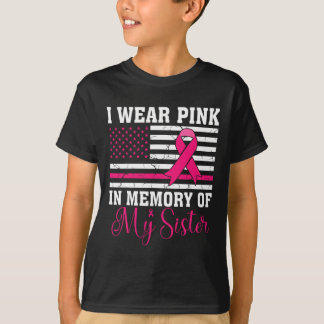Tragen Sie rosa im Gedächtnis meiner Schwester Usa T-Shirt