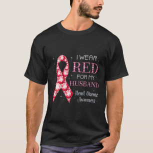 Tragen Sie Rot für meine Herzkrankheit T-Shirt