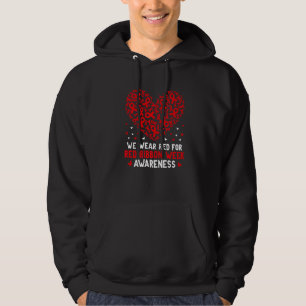 Tragen Sie Rot für Red Ribbon Week Awareness Droge Hoodie