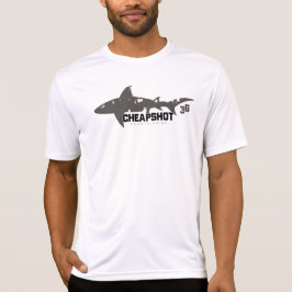 Tragen Sie Tek weißes T-Shirt - Cheapshot Logo auf