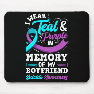 Tragen Sie Türkis und Lila in Erinnerung an Ihren Mousepad