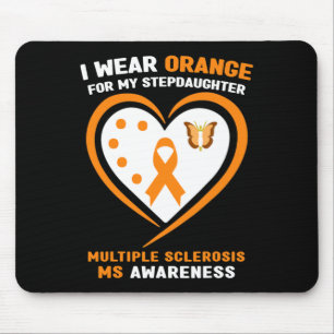 Tragen von Orange für Steptoter Multiple Sklerose Mousepad