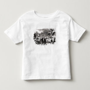 Tragen weg vom verletzten nach dem Antietam Kleinkind T-shirt