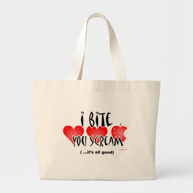 Tragende Tasche für den Vampire-Liebhaber auf (Vorne)