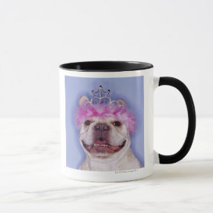 Tragende Tiara der Bulldogge Tasse