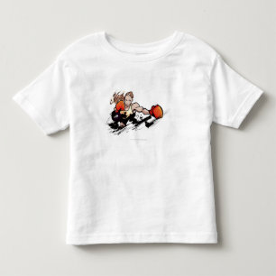 Tragender Boxhandschuh der Frau Kleinkind T-shirt