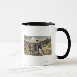 Tragender Zaun Halloweens GreetingBoys Tasse