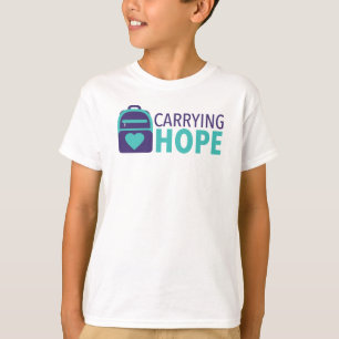 Tragendes Hoffnungs-grundlegendes KinderT-Shirt T-Shirt