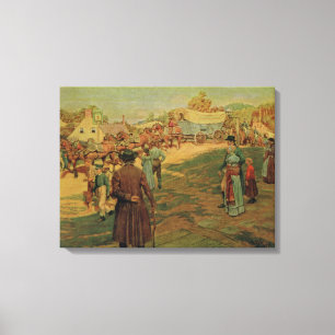 Tragendes Pulver zum Perry beim Eriesee, 1911 Leinwanddruck