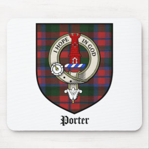 Träger-Clan-Wappen-AbzeichenTartan Mousepad