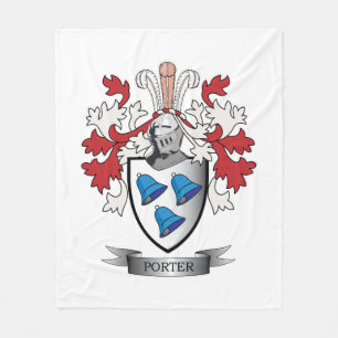 Träger-Familienwappen-Wappen Fleecedecke