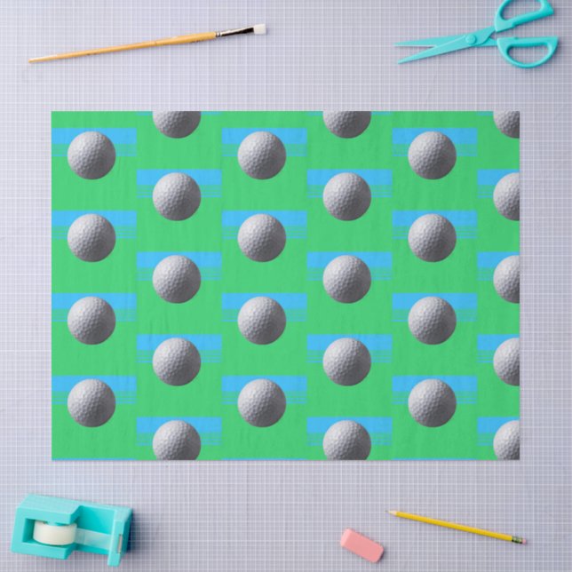 Träger für das Gewebe aus dem Golfball Seidenpapier (Basteln)