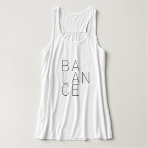 Trägershirt der Balancen-geometrisches Tank Top