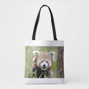 Tragetasche. Foto roter Panda.Tragetasche Tasche