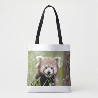 Tragetasche. Foto roter Panda.Tragetasche Tasche