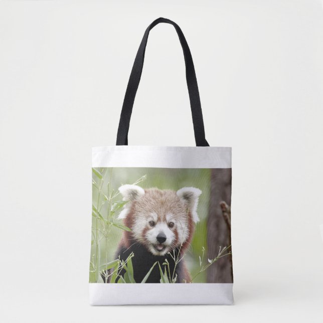 Tragetasche. Foto roter Panda.Tragetasche Tasche (Vorderseite)