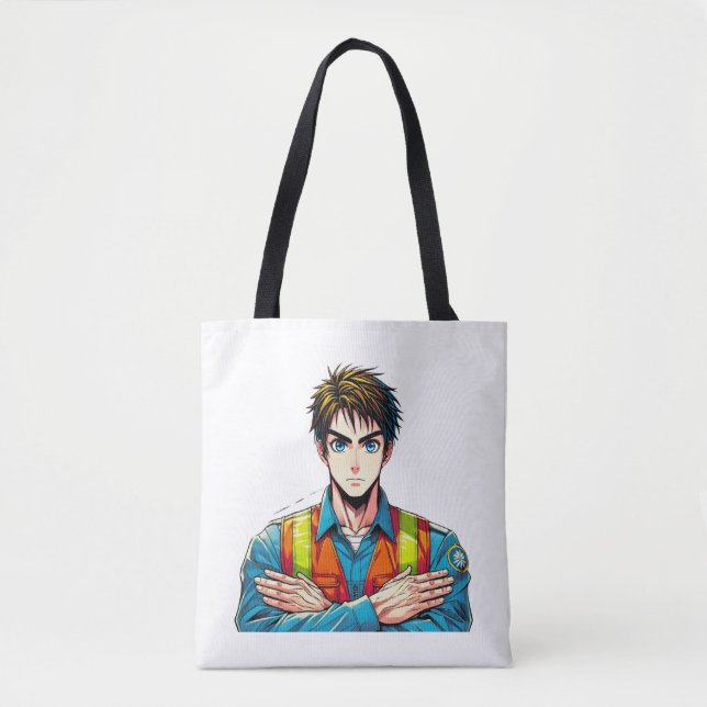 Tragetasche mit Manga-Sicherheitsfachmann Tasche (Vorderseite)