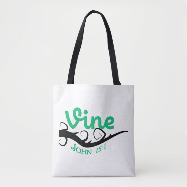 Tragetasche. Wahrer Wein. Tasche (Vorderseite)