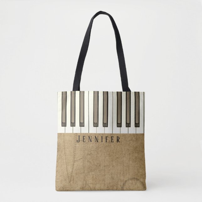 Tragetaschen für antike Klaviermusik Tasche (Vorderseite)