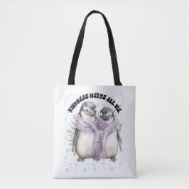 Tragetaschen mit den "Pinguingesprächen mit Seinem Tasche