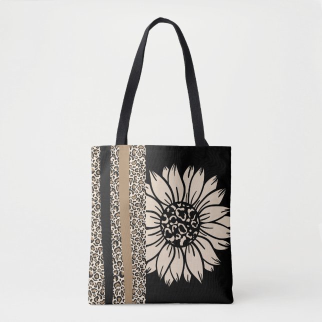 Tragetaschen: Sonnenblumensafari Tasche (Vorderseite)
